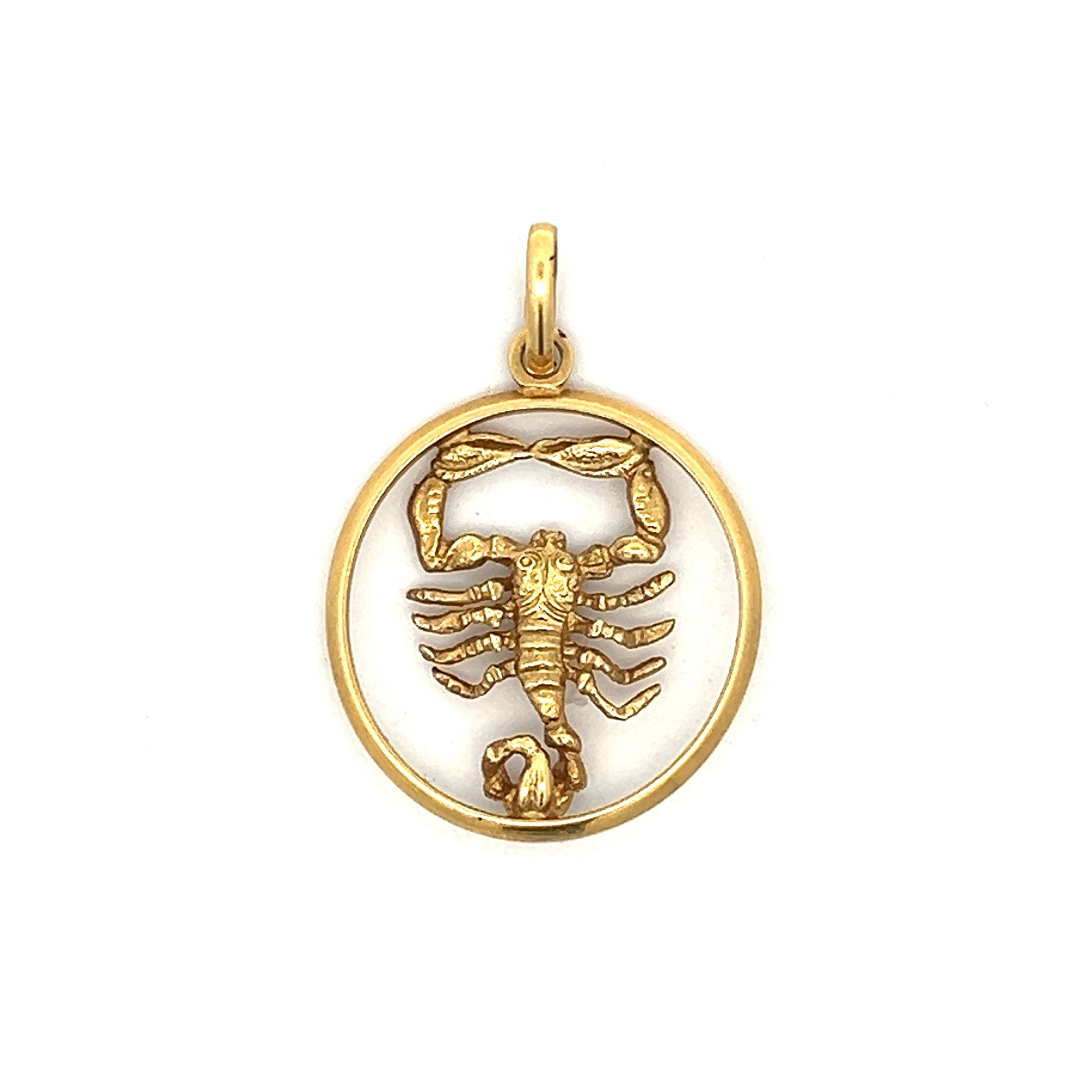 Buy Gold Scorpio Necklace Scorpion Pendant Zodiac Medallion Charm Amulet  Talisman Star Sign Coin Jewelry Astrology Gift for Daughter Etsy Pick  Online in India - Etsy
