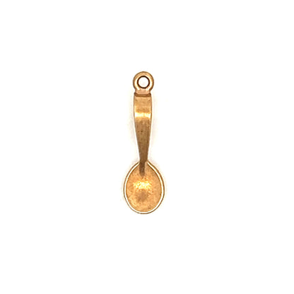 Vintage Mid-Century Spoon Charm in 14k Yellow Gold