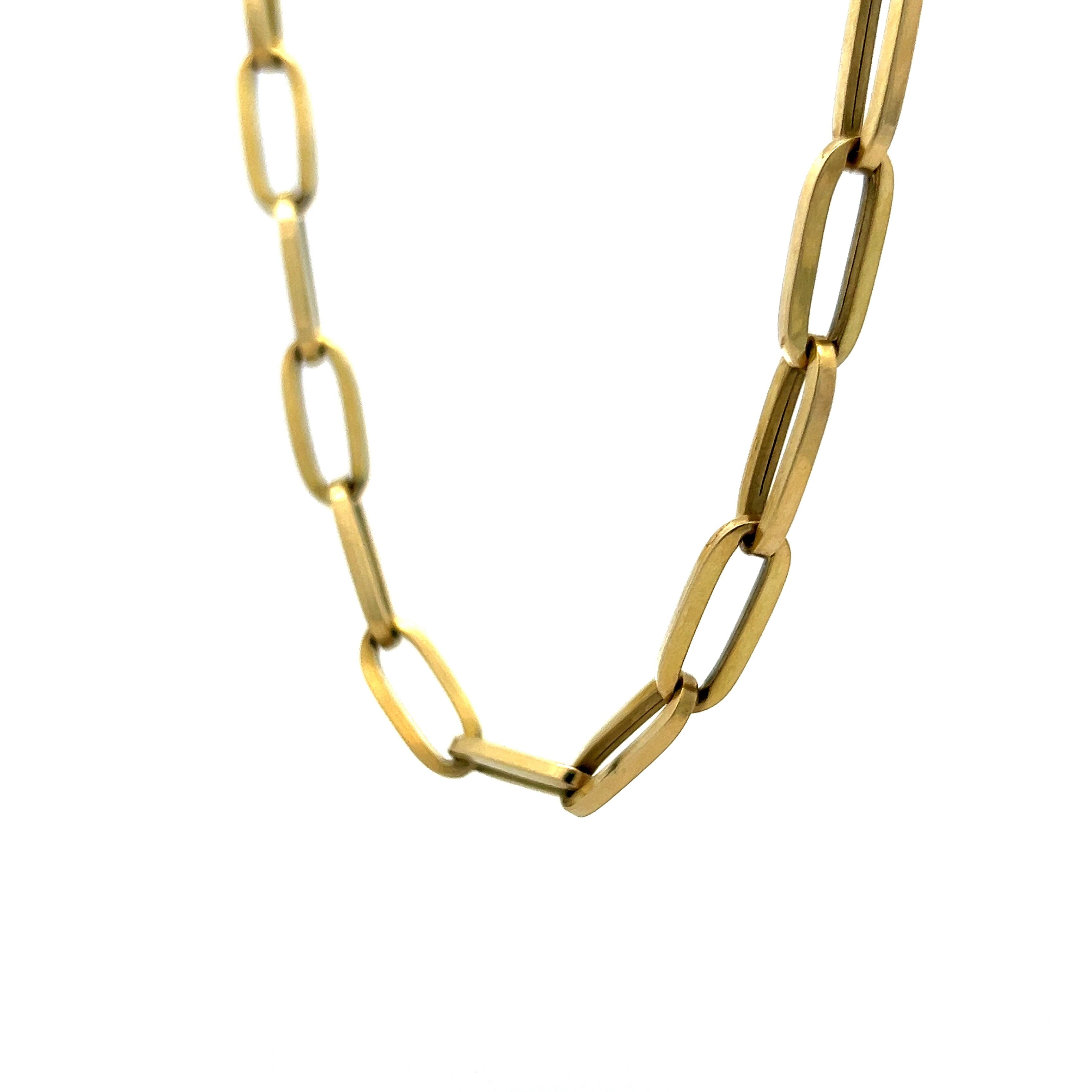 Chunky Paper-Chain Necklace | 9ct Gold - Gear – Gear Jewellers