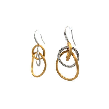 Marco Bicego Multi-Hoop Diamond Earrings in 18k