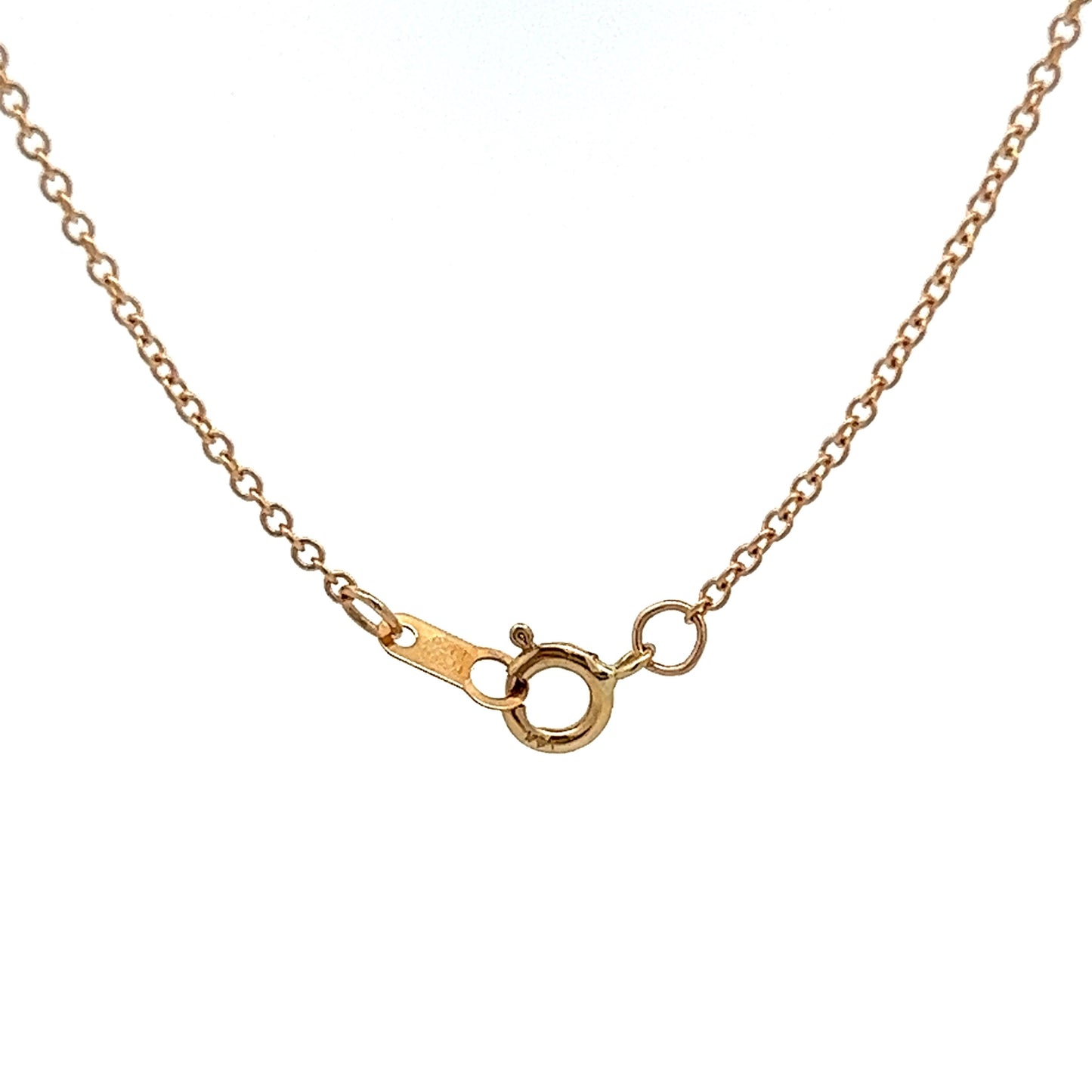 Medallion Pendant Necklace in 14k Yellow Gold