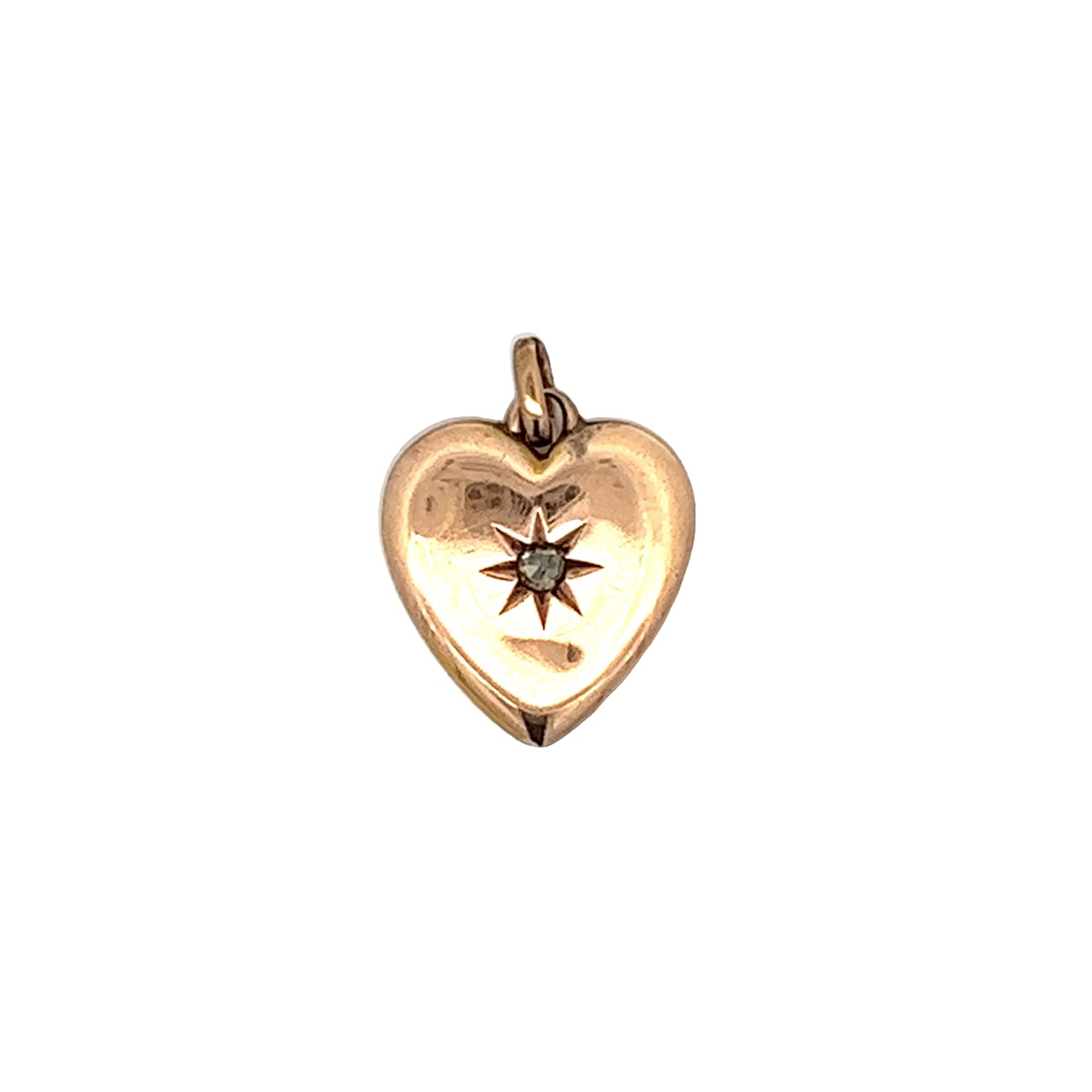 Victorian outlets Revival Heart Charm Necklace