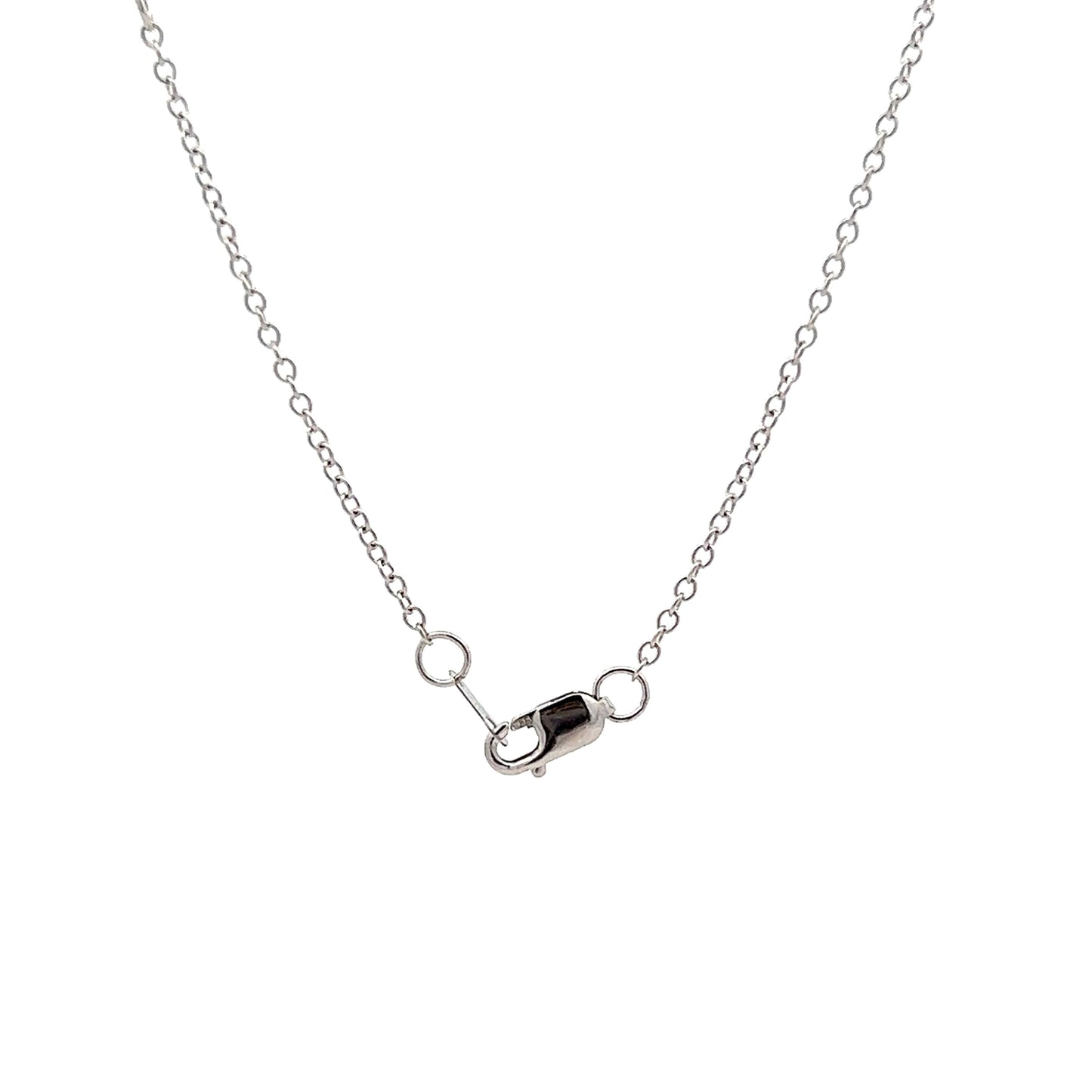 .21 Pave Diamond Pendant Necklace in 14k White Gold