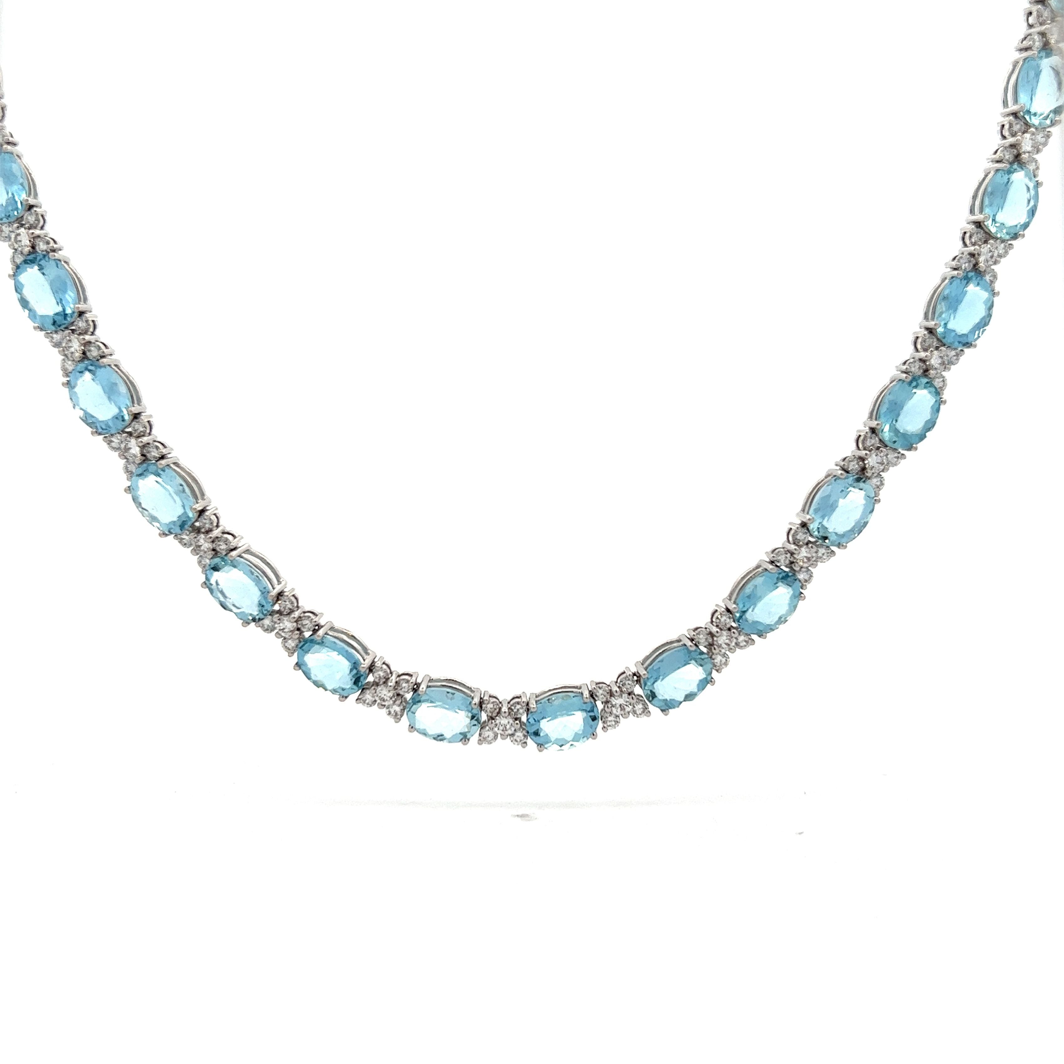 Aquamarine outlet Necklace