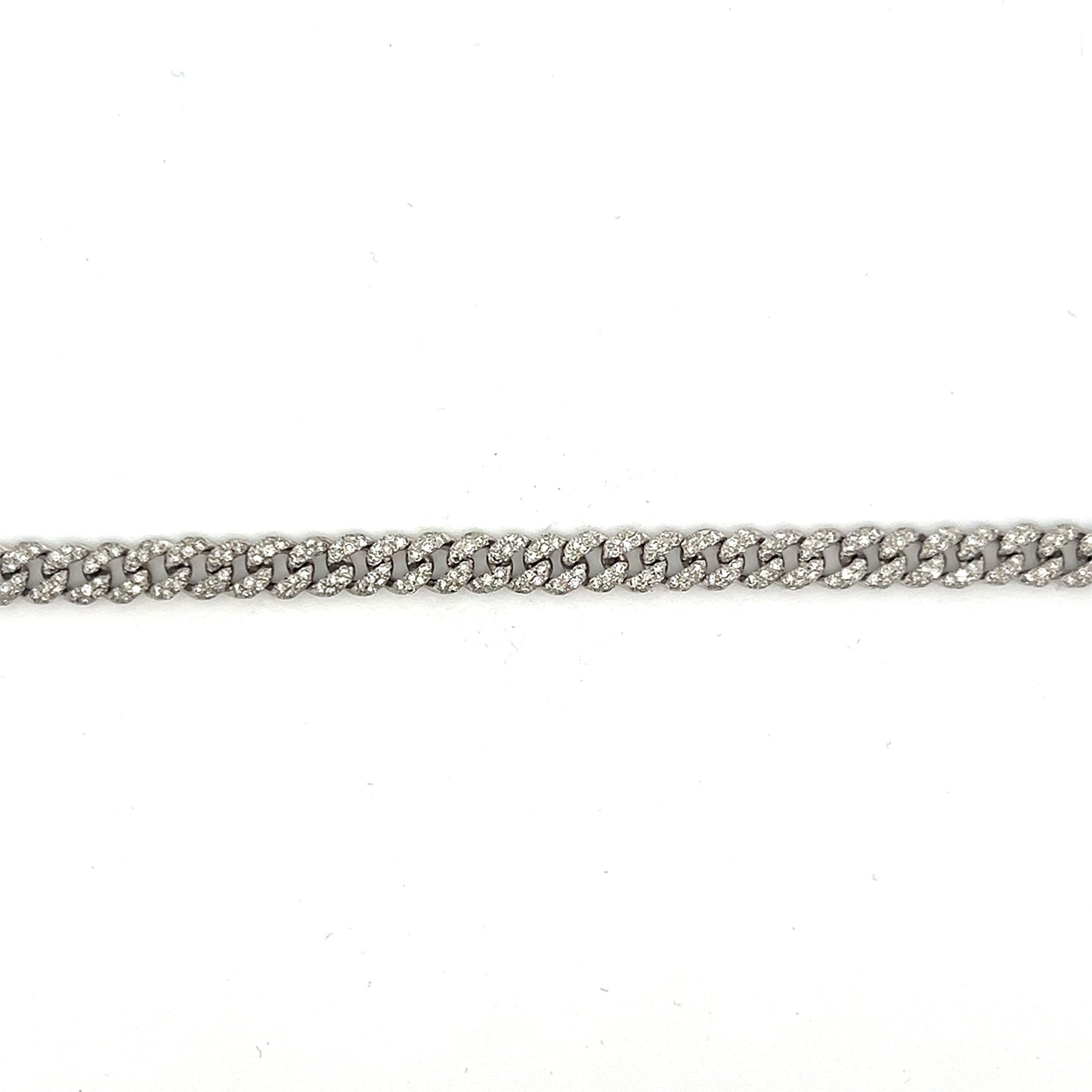 1.27 Diamond White Gold Bracelet in 14k White Gold