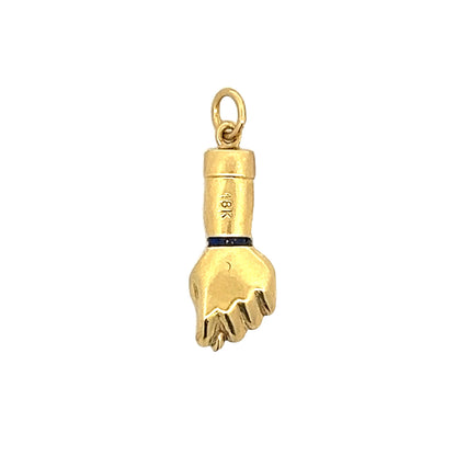 Figa Pendant Charm in 18k Yellow Gold