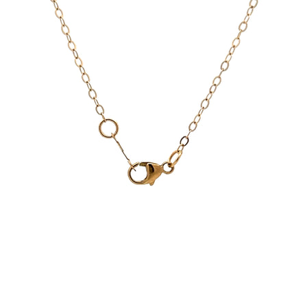 1928 Gold Coin Necklace Pendant in 14k Yellow Gold