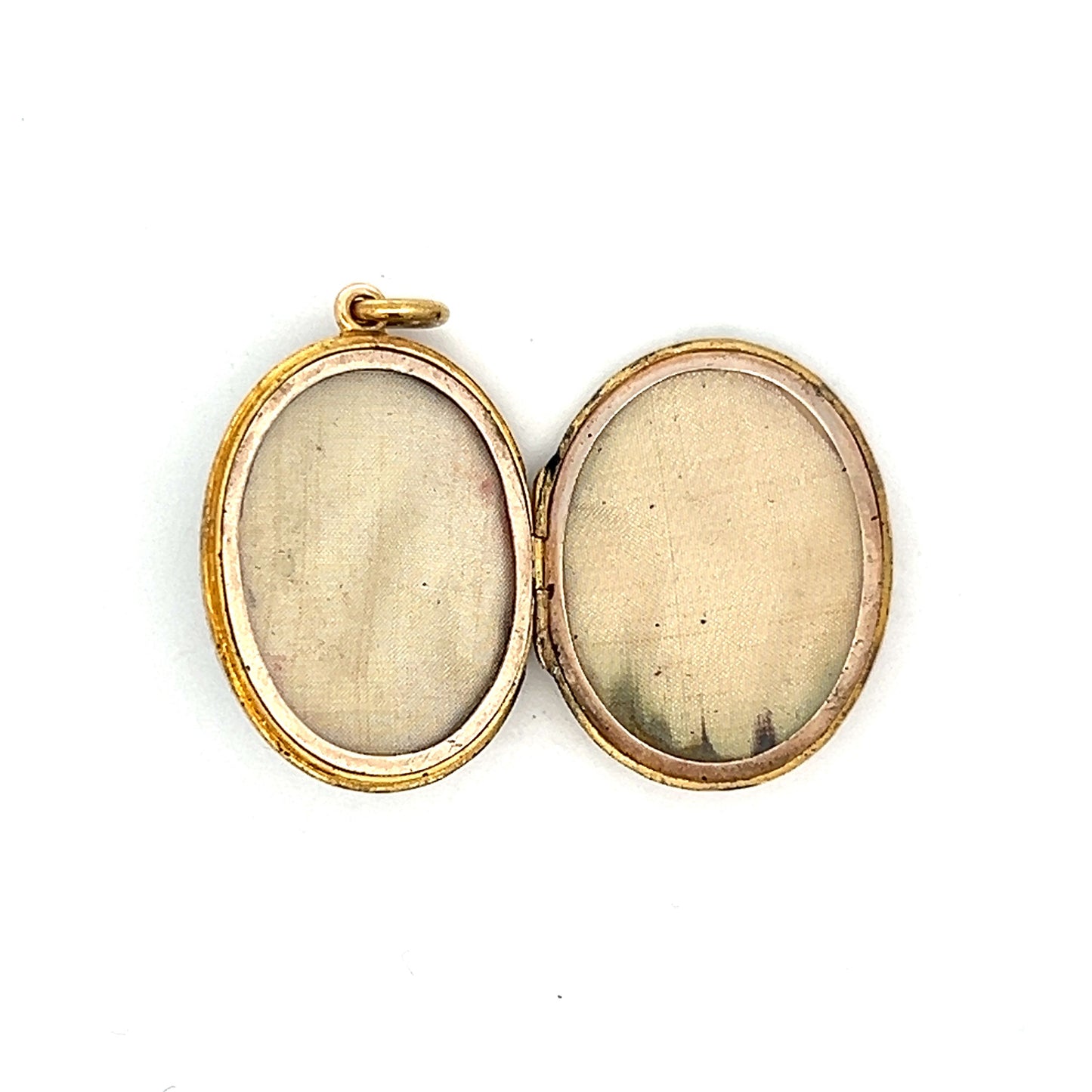 Antique Victorian Seed Pearl Locket in 14k Yellow Gold