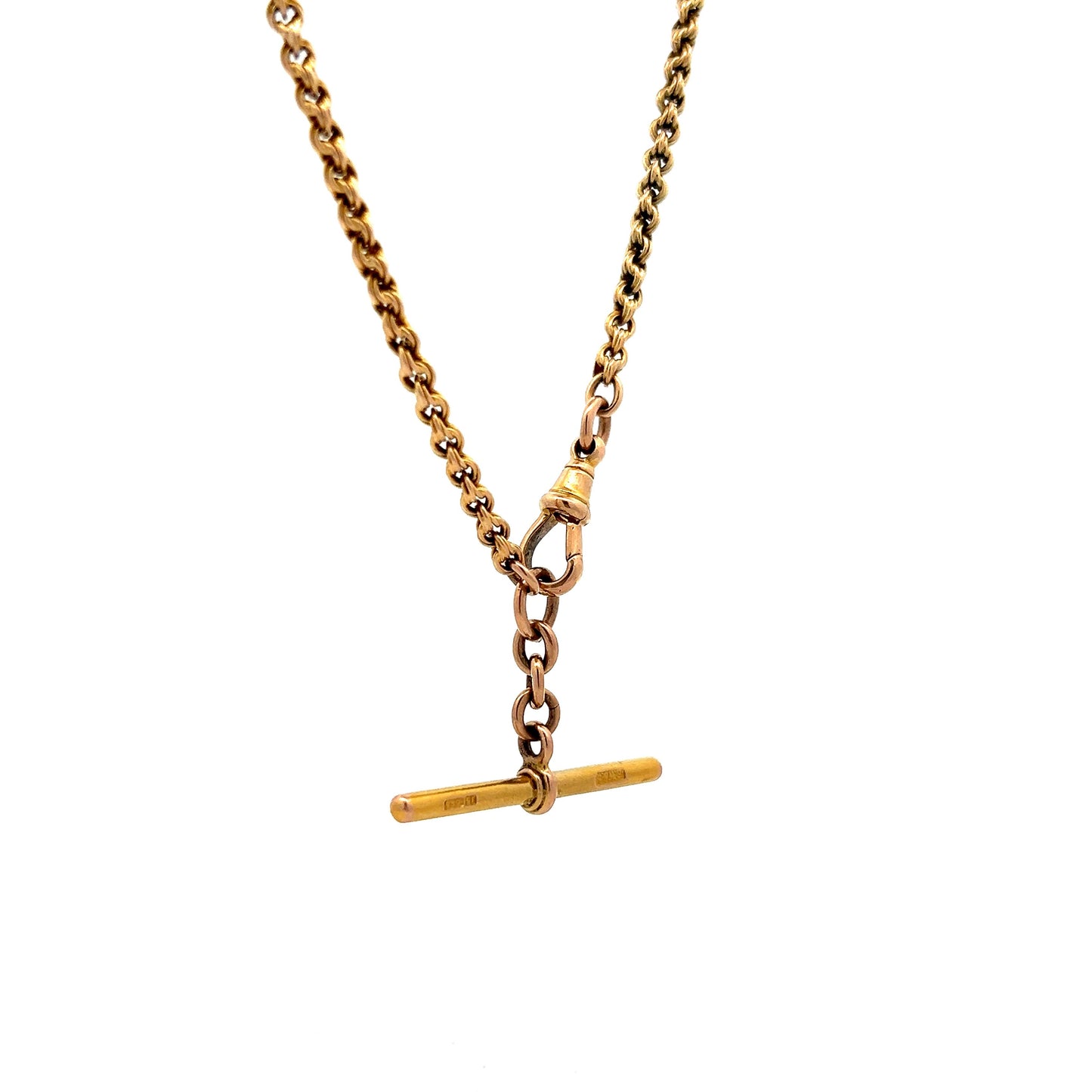 Antique Victorian Toggle Necklace in 15k Yellow Gold