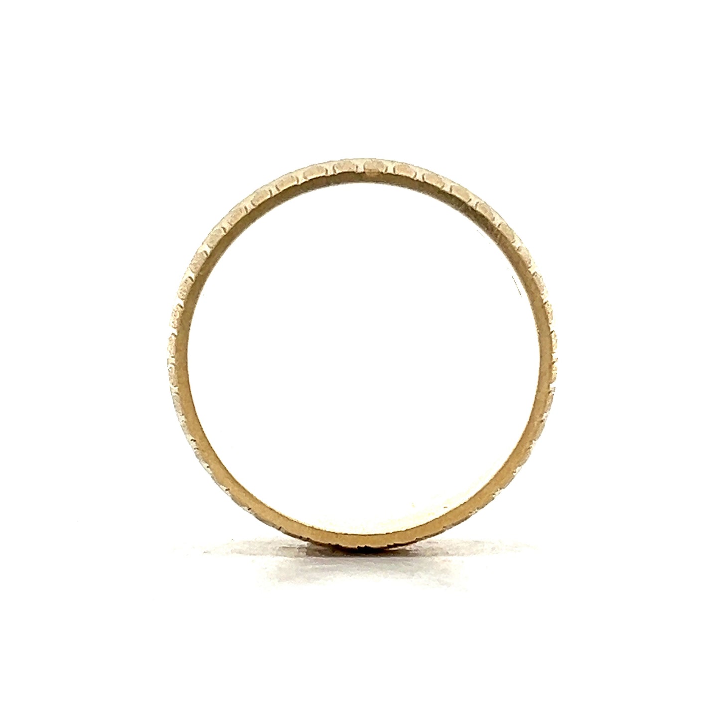 8mm Men's Double Swirl Band in 14k Yellow Gold