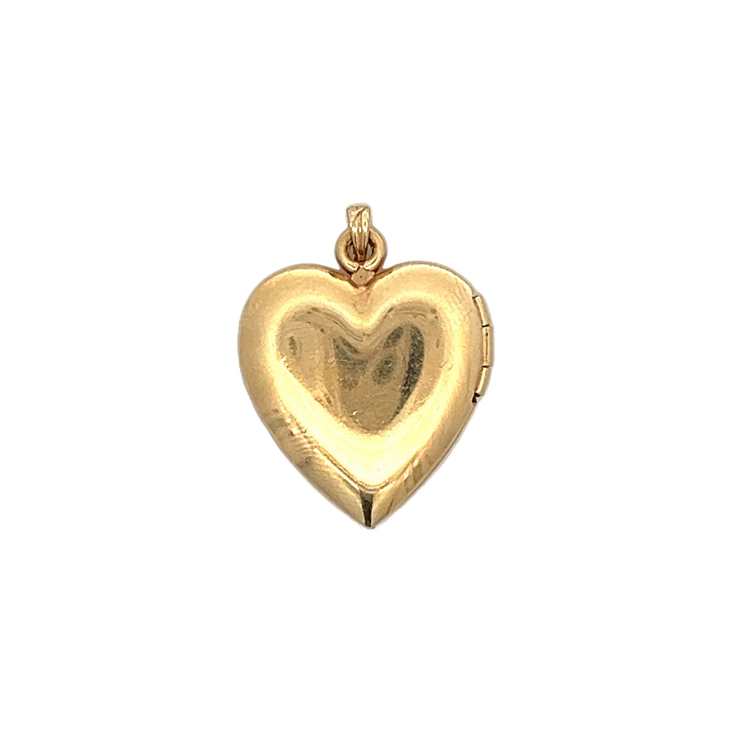 Antique Victorian Heart Locket Pendant in 14k