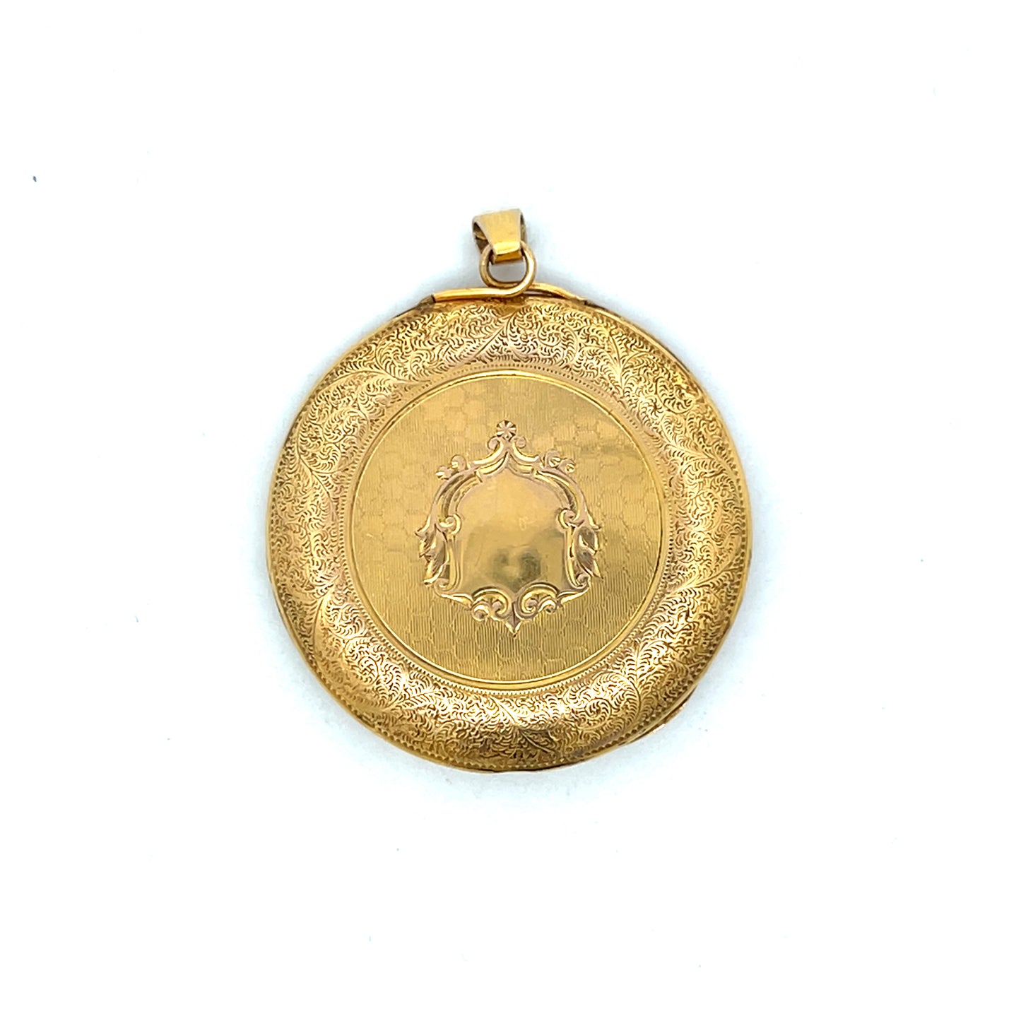 .08 Victorian Pendant in 14k Yellow Gold