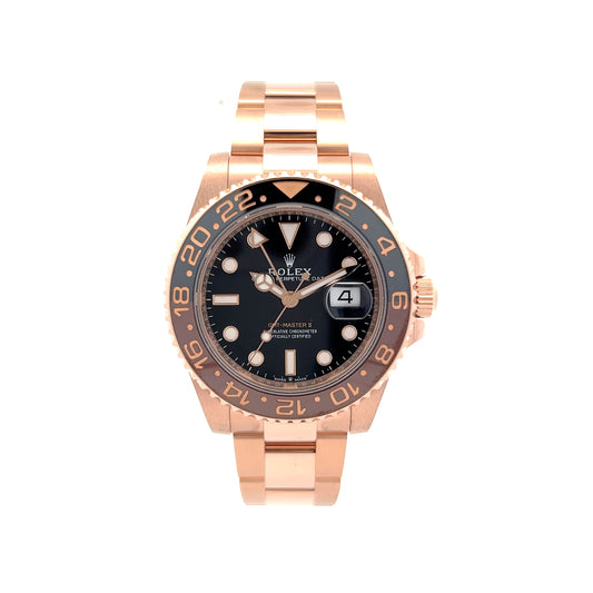 2024 Rolex GMT Master II Root Beer 40mm 18k Rose Gold
