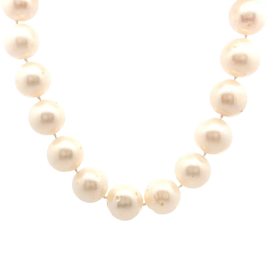 20" Freshwater Pearl Necklace 14k Yellow Gold