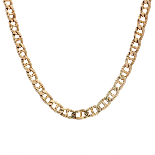 20" Mariner Link Chain Necklace 14k Yellow Gold