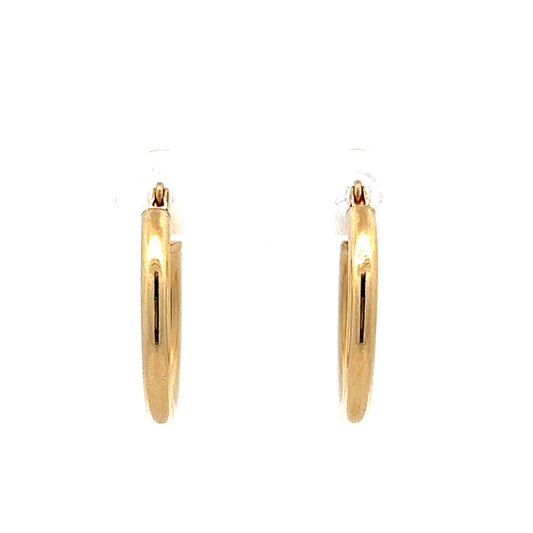 20mm Classic Hoop Earrings in 14k Yellow Gold