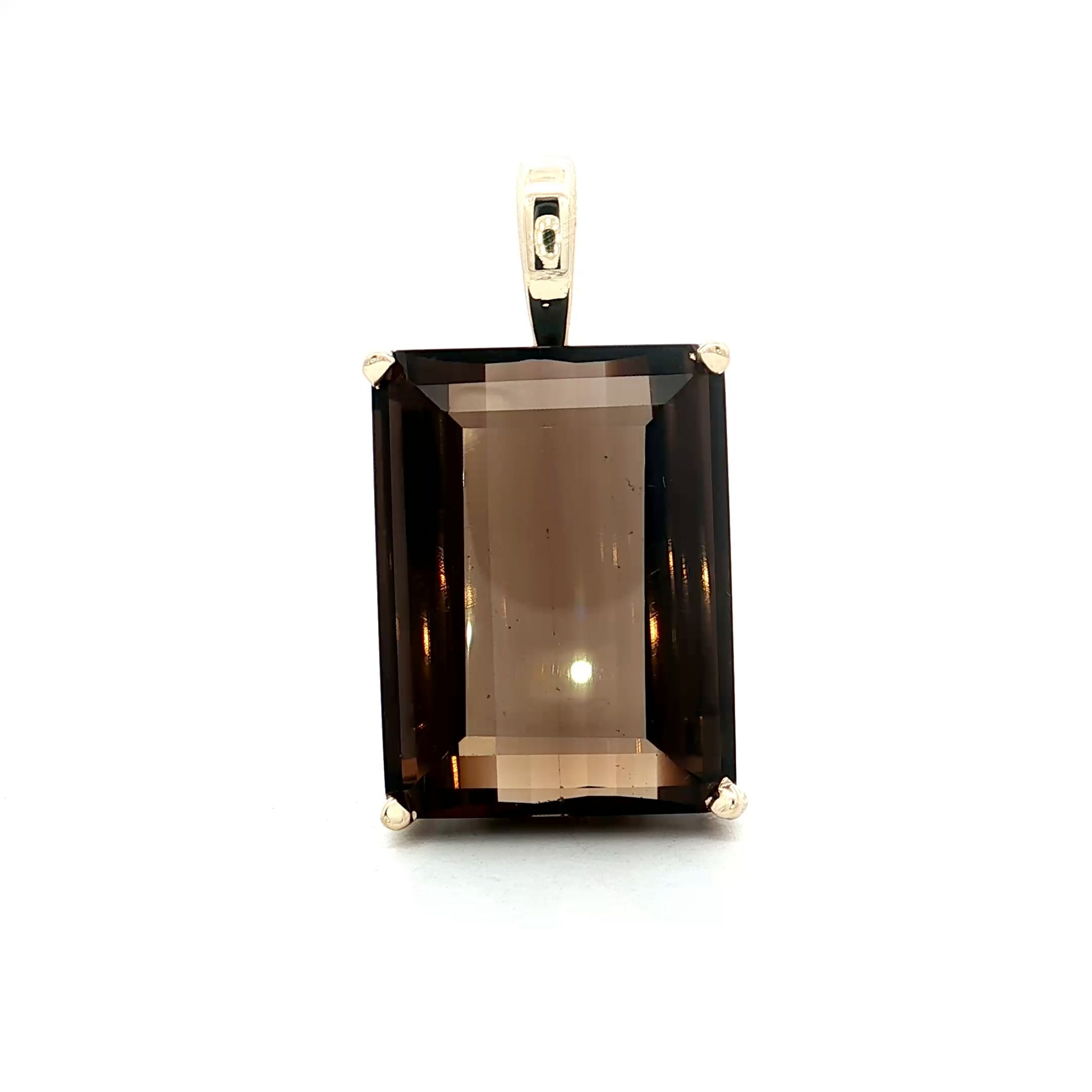 21.50 Filigree x Eleanor Leftwich Smokey Quartz Pendant 14k