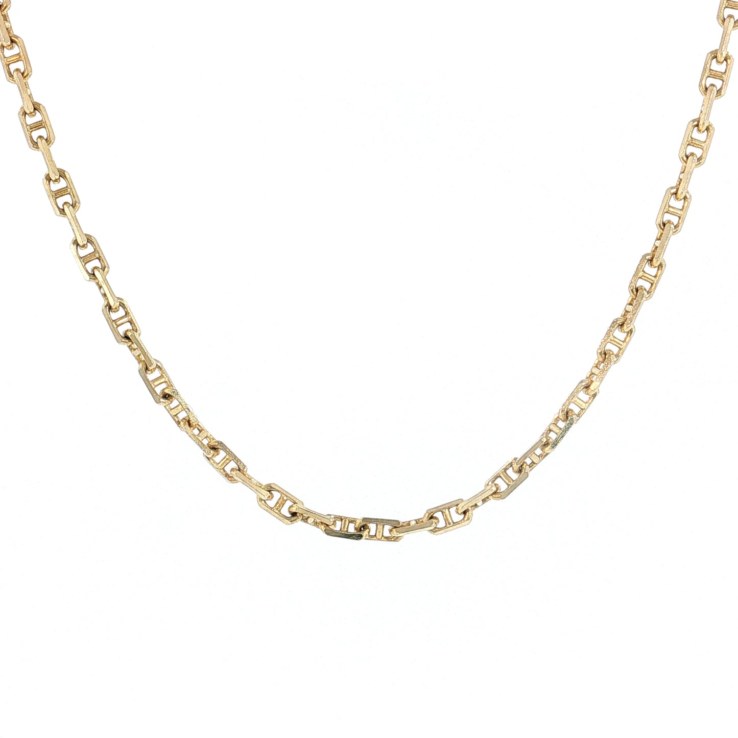 22" Mariner Link Chain Necklace 14k Yellow Gold