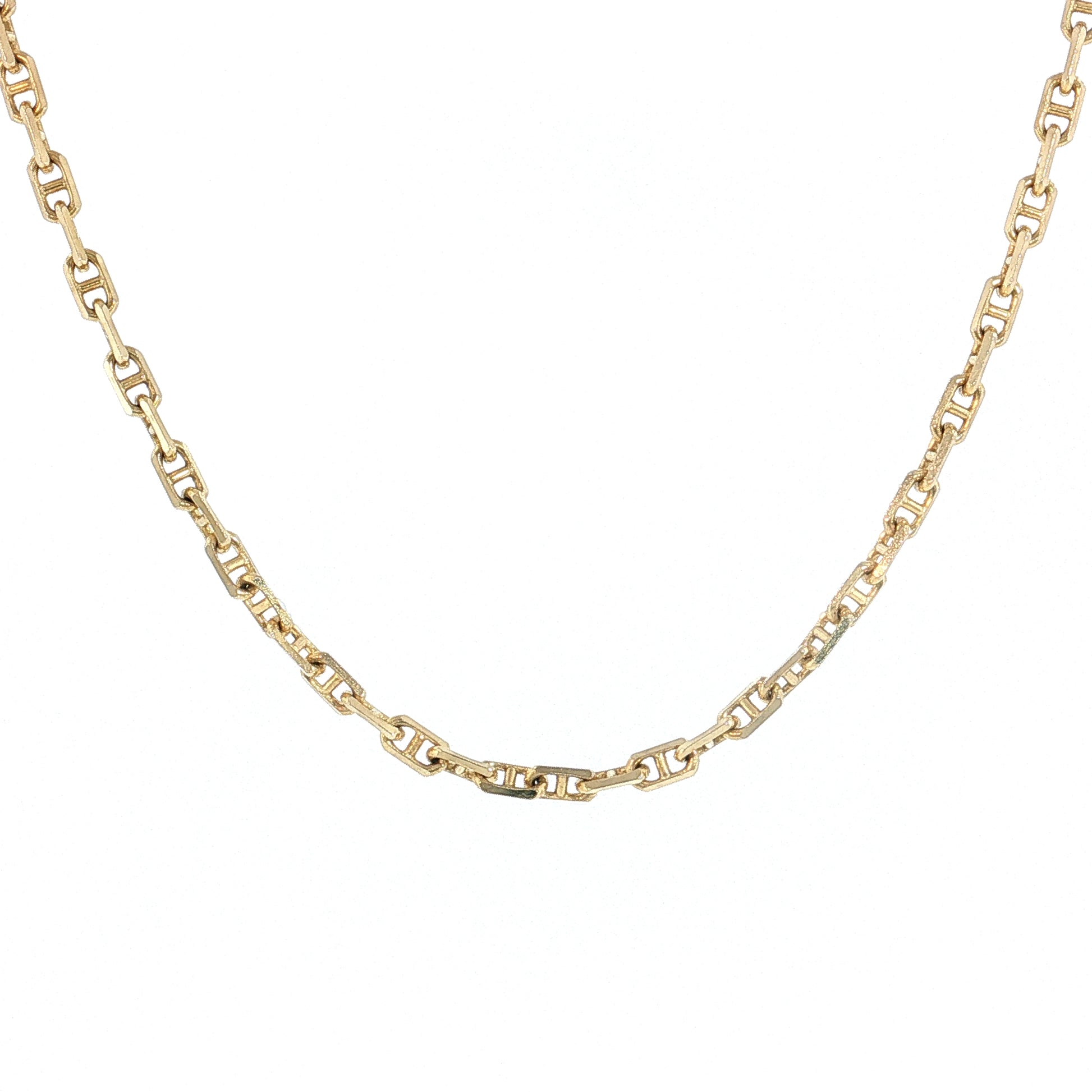 22" Mariner Link Chain Necklace 14k Yellow Gold