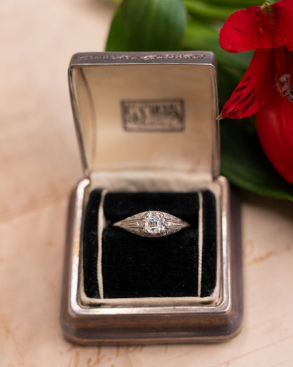 .50 GIA Emerald Cut Diamond Engagement Ring Platinum