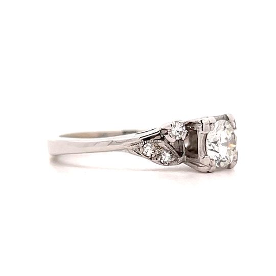 .59 Vintage 1950s Diamond Engagement Ring in 14k