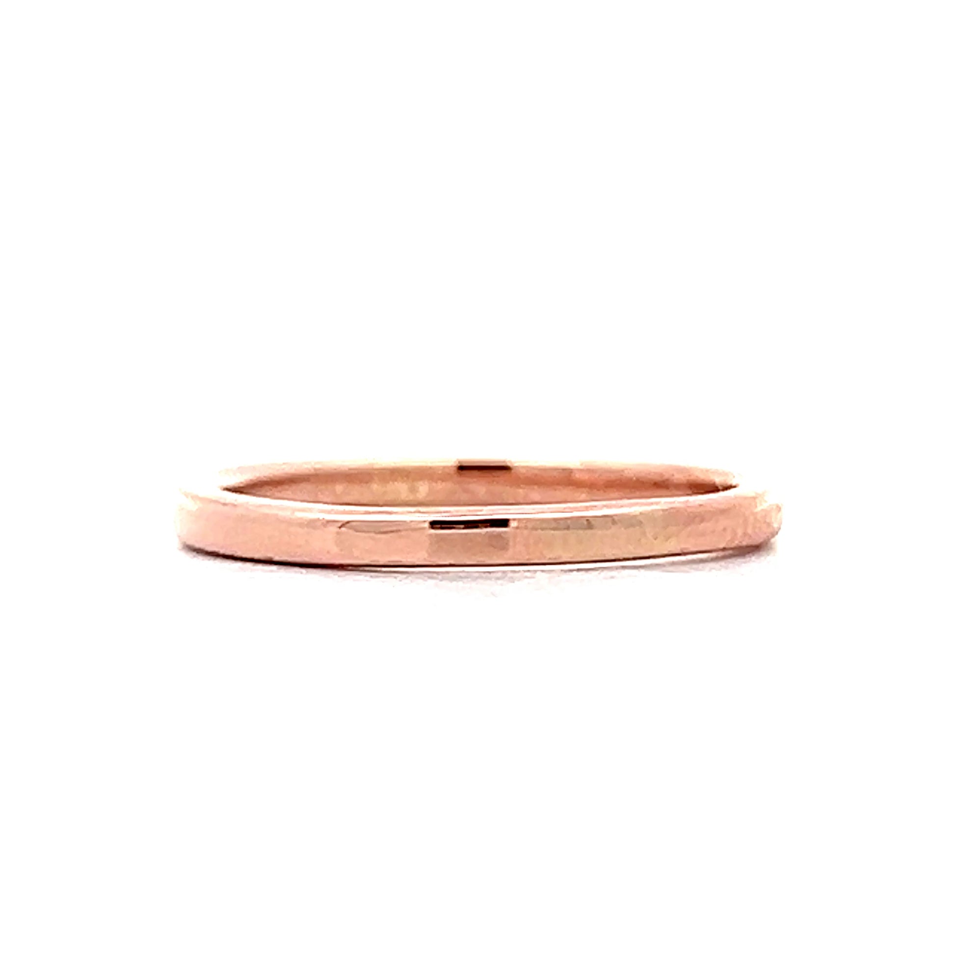 2mm Classic Wedding Band in 14k Rose Gold