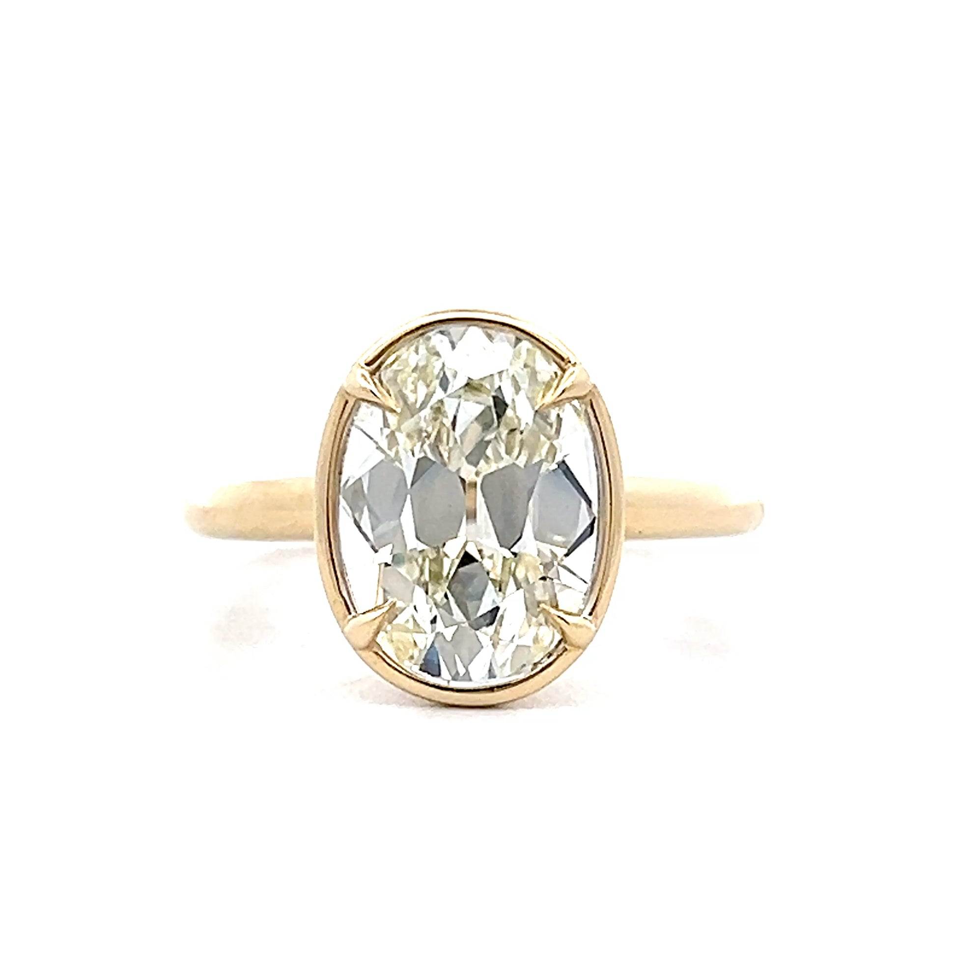 Old Mine Diamond Engagement Ring in 14k – Filigree Jewelers