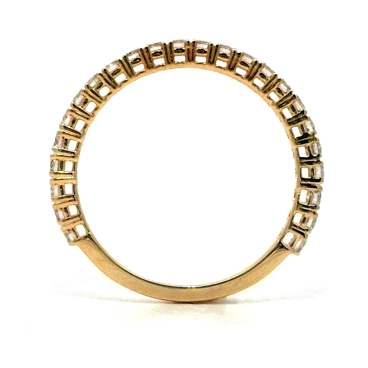 .55 Round Diamond Wedding Band in Yellow Gold