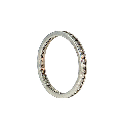 .60 Diamond Eternity Wedding Band 14K White Gold