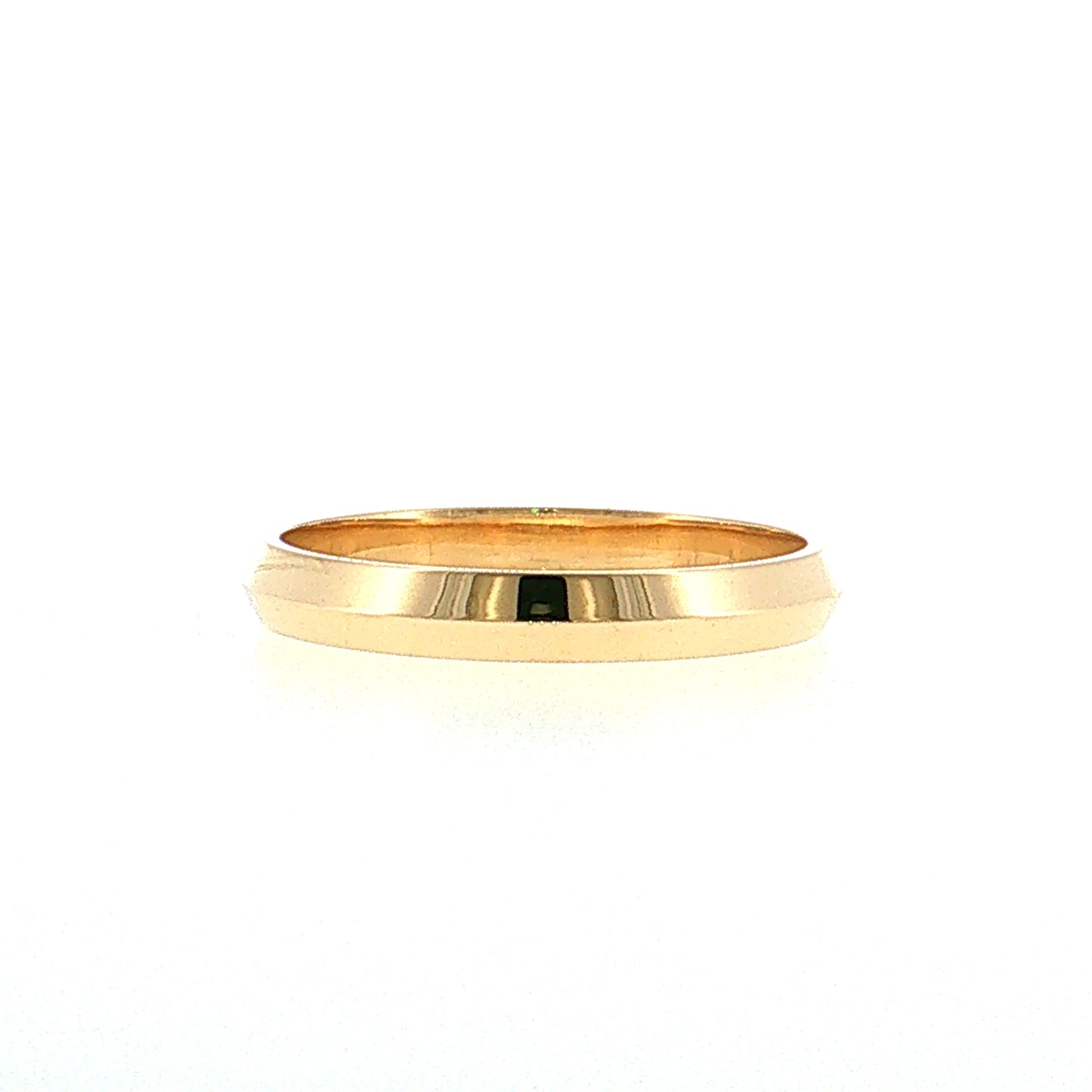 3mm Men's Knife Edge Wedding Band 14k