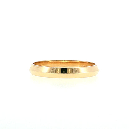 3mm Men's Knife Edge Wedding Band 14k