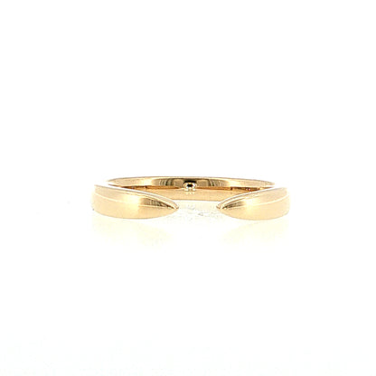 3mm Open Tapered Stacking Band 14k Yellow Gold