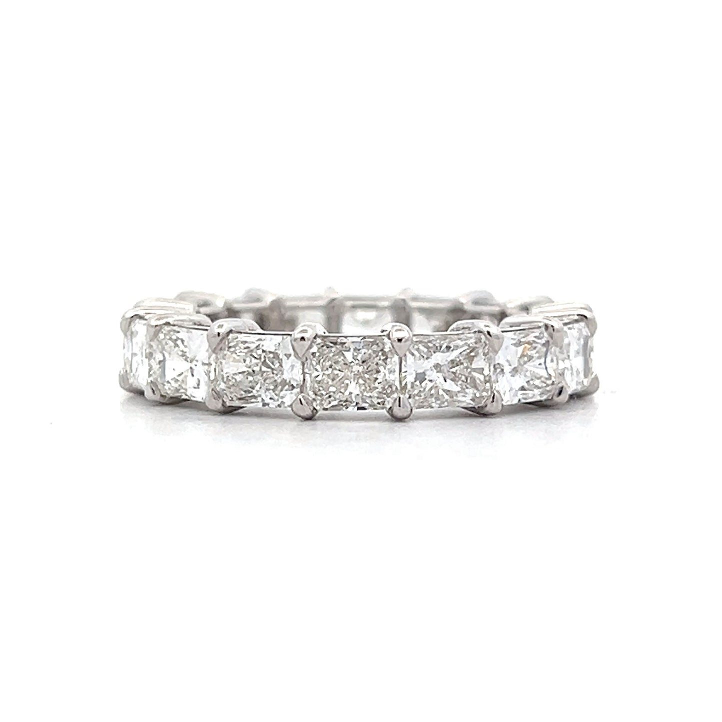 4.82 Radiant Cut Diamond Eternity Band in 18k