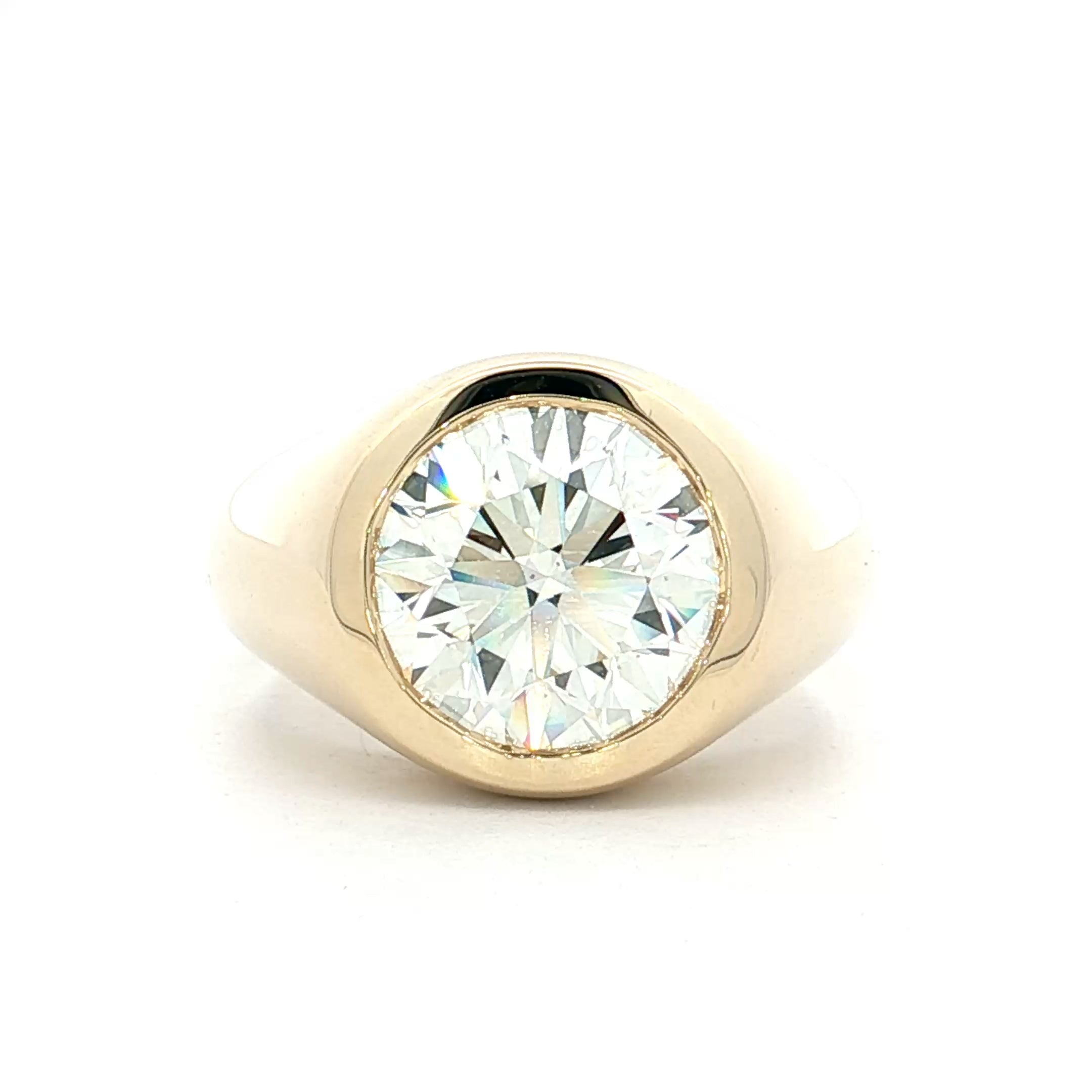 4 Carat GIA Transitional Cut Diamond Engagement Ring 14k – Filigree ...