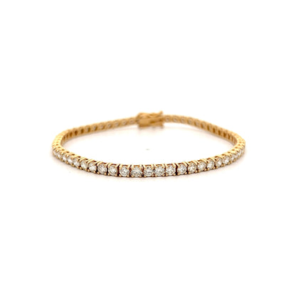 5.04 Diamond Tennis Bracelet 14k Yellow Gold