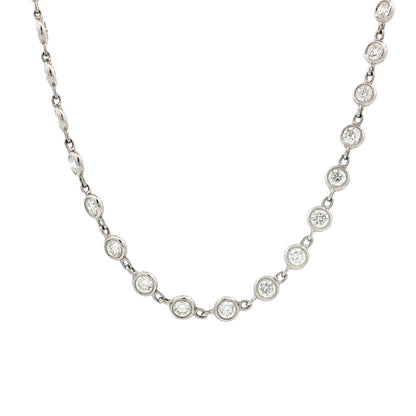 5.12 Lugano Diamond Necklace 18k White Gold