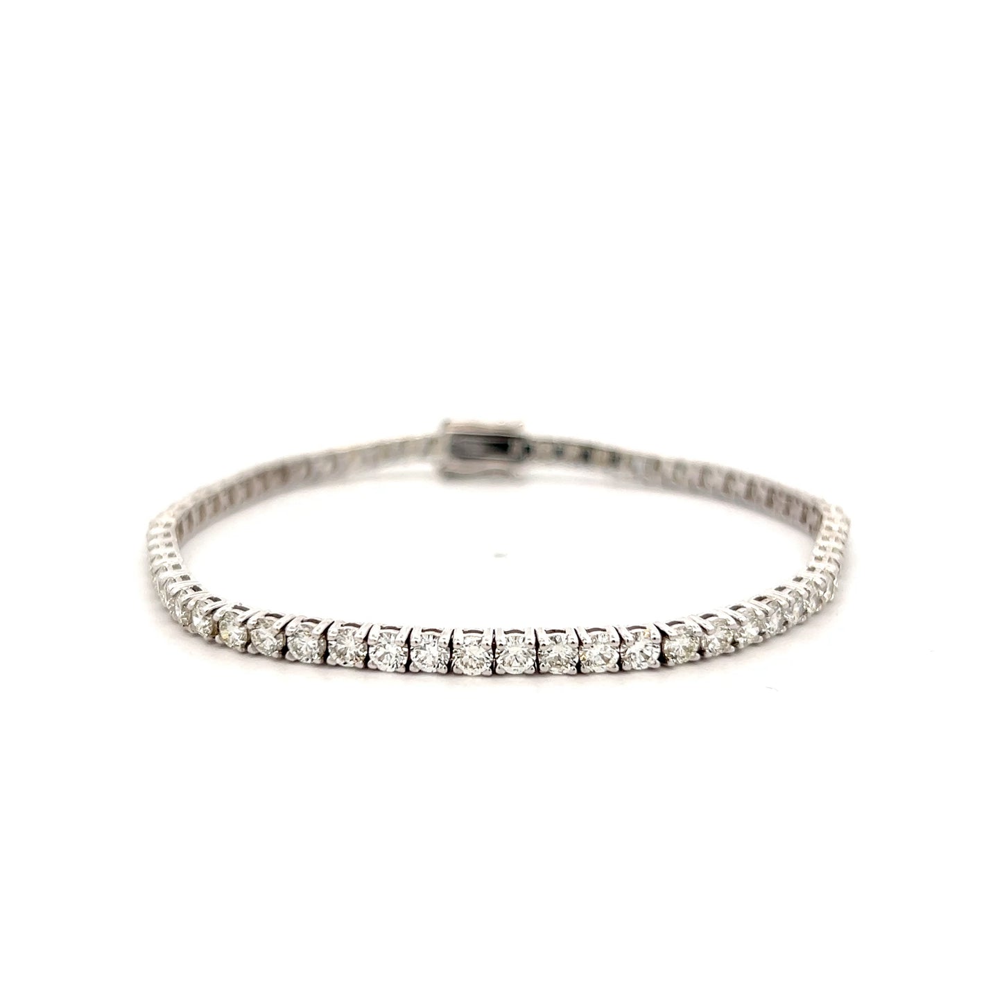 5.13 Diamond Tennis Bracelet 14k White Gold