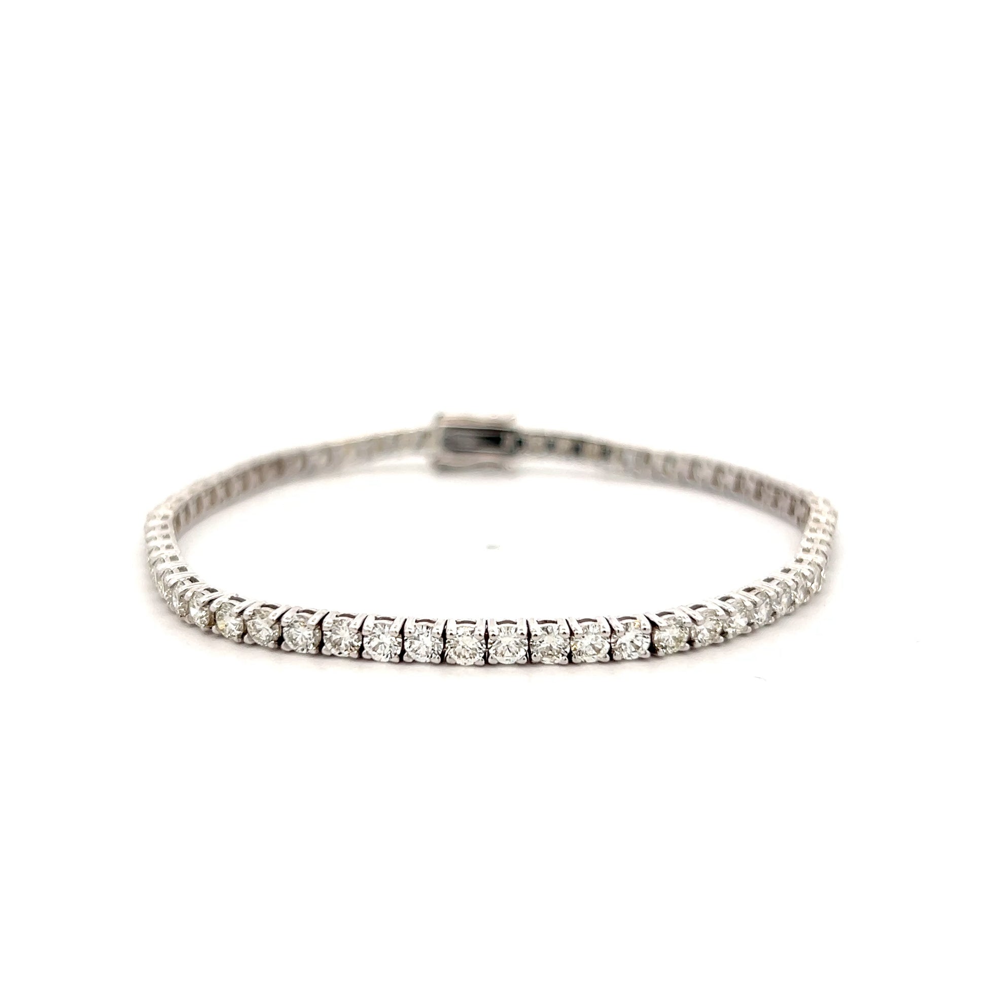 5.13 Diamond Tennis Bracelet 14k White Gold