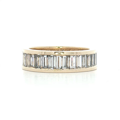 5.20 Baguette Diamond Eternity Band 14k Yellow Gold