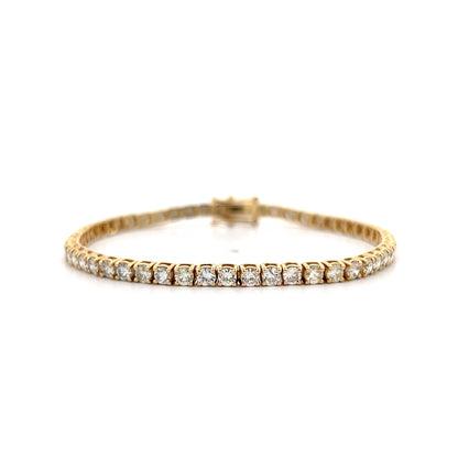 5.39 Diamond Tennis Bracelet 14k Yellow Gold