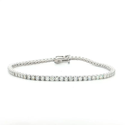 5 Carat Diamond Tennis Bracelet 14k White Gold