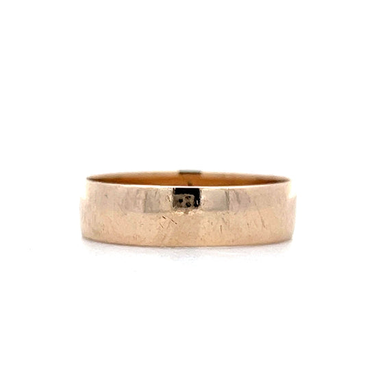 5mm Mens Vintage Victorian Wedding Band in Rose Gold