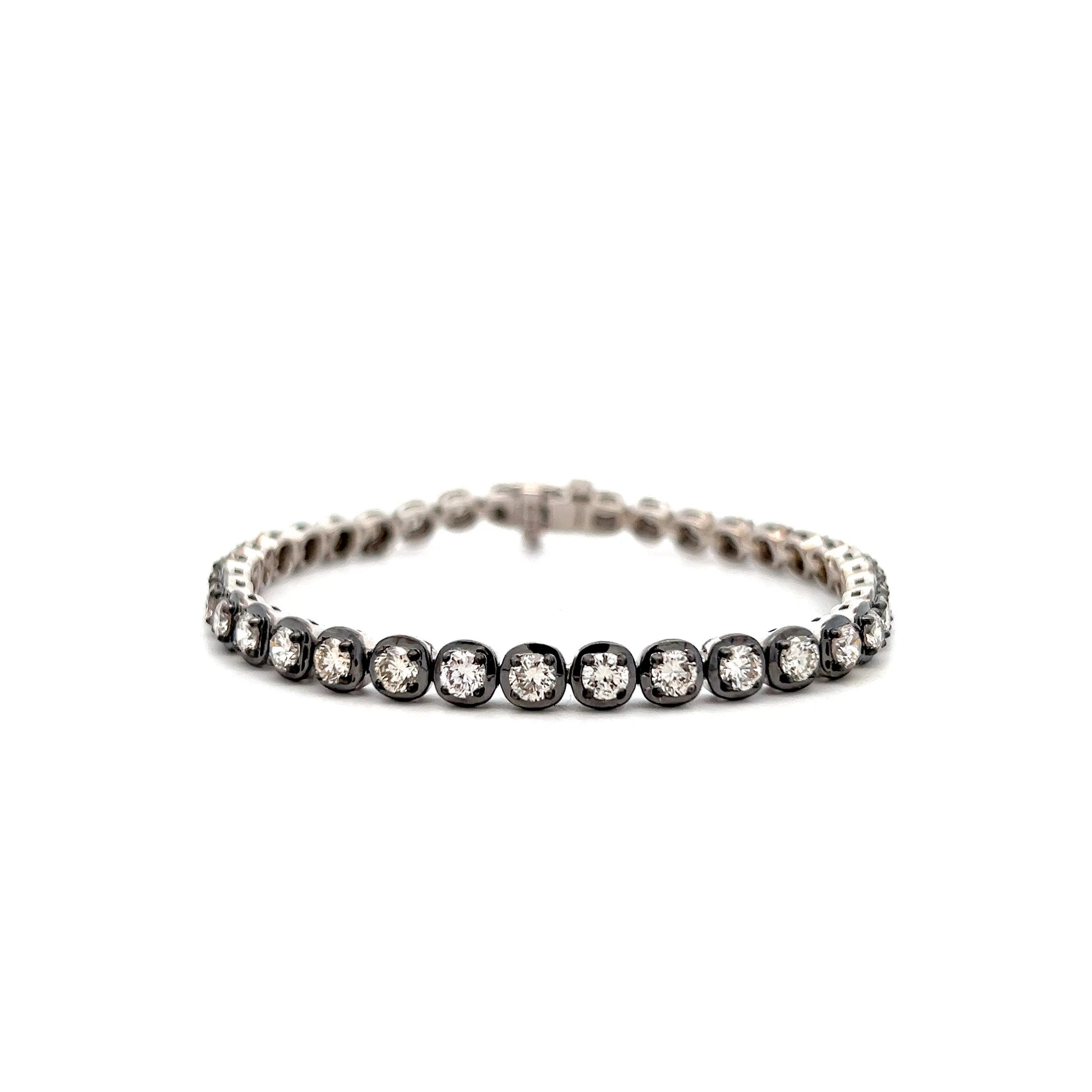 6.12 Diamond Tennis Bracelet in 14k White Gold