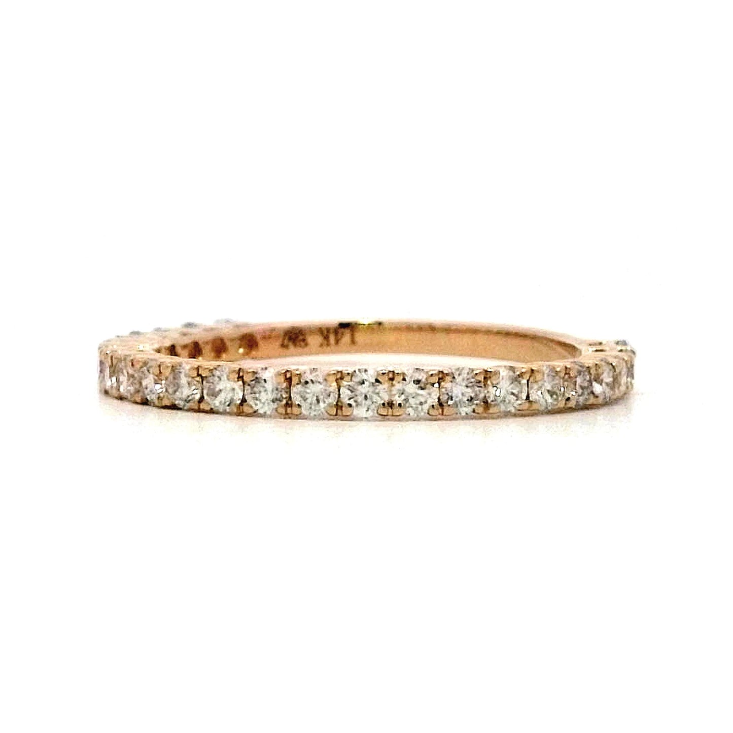 .55 Round Diamond Wedding Band in Yellow Gold