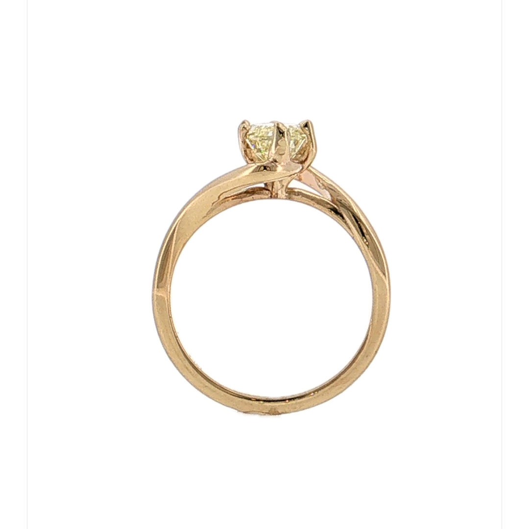 2.00 Marquise Diamond Engagement Ring 14k Yellow Gold