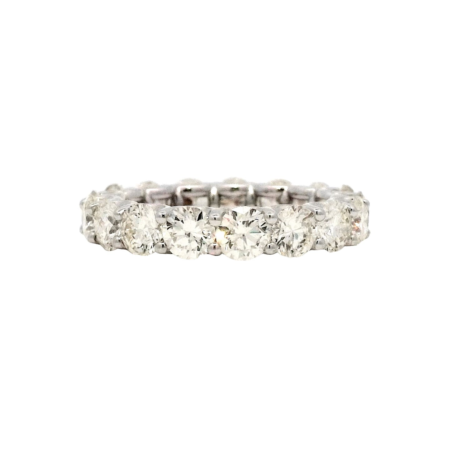 4 Carat Diamond Eternity Band in 18k White Gold