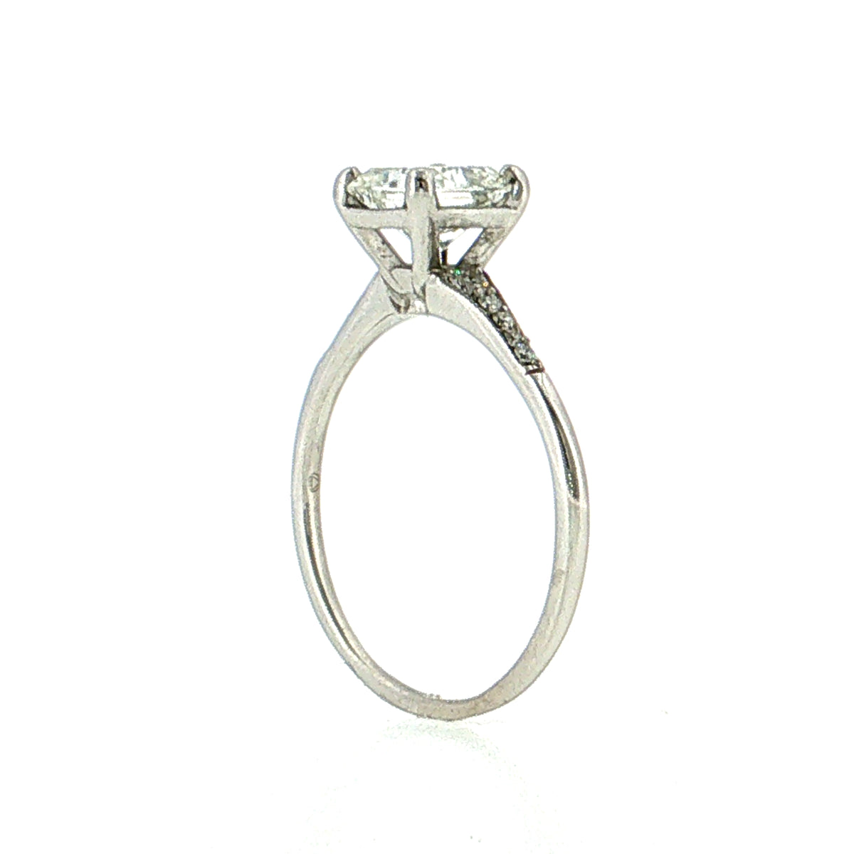 1.50 Cushion Cut Diamond Engagement Ring 14k
