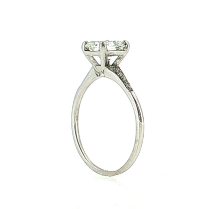 1.50 Cushion Cut Diamond Engagement Ring 14k