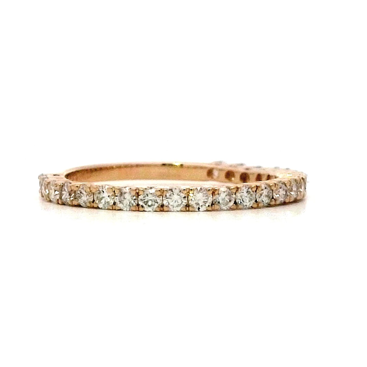 .55 Round Diamond Wedding Band in Yellow Gold