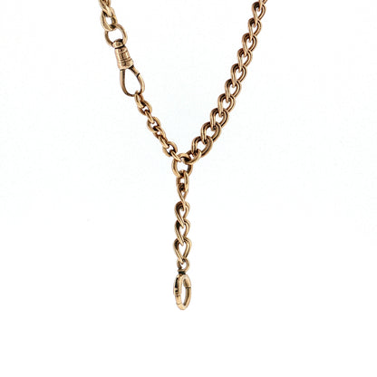Antique Victorian Toggle Necklace 10k Yellow Gold
